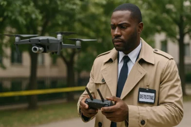 Investigação com Drones